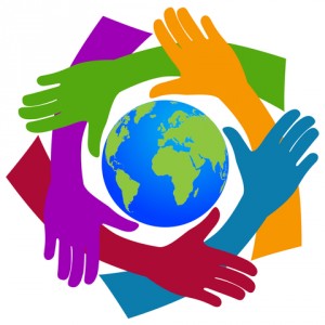 hands around the world